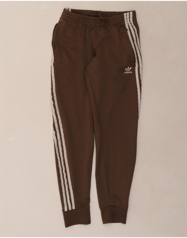Adidas Damen Trainingshose Jogger UK 8 Small Braun