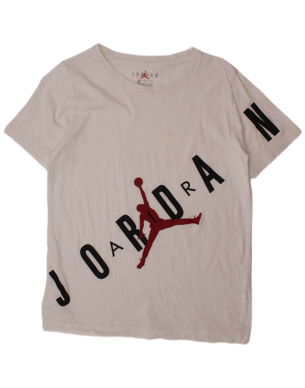 JORDAN Grafik-T-Shirt für Jungen, 10–11 Jahre, mittelweiß