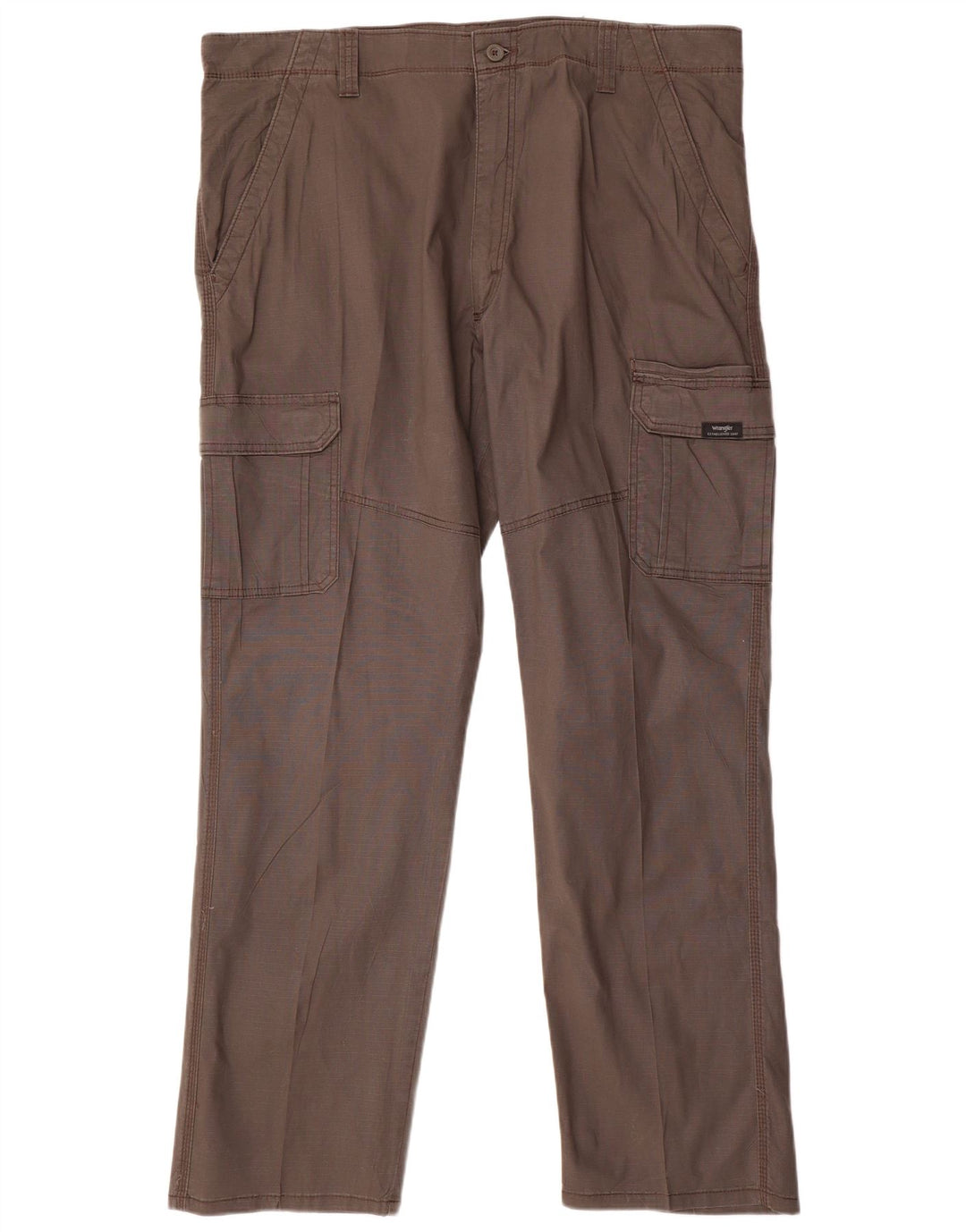 WRANGLER Gerade Cargohose für Herren, W42, L32, graue Baumwolle