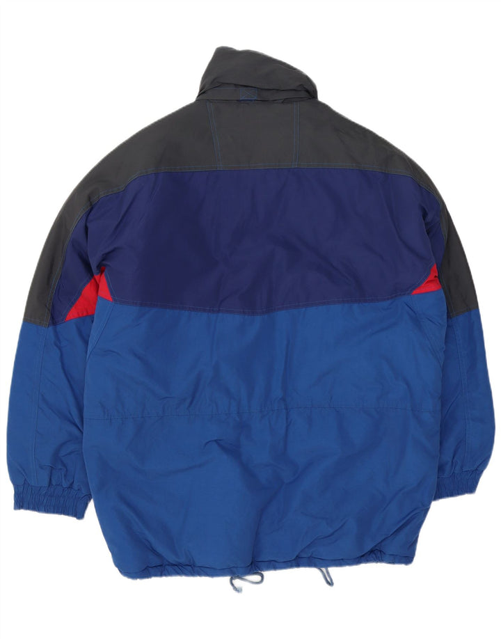 Astrolabio Herren-Skijacke US 48 4XL Blaues Colourblock-Polyamid
