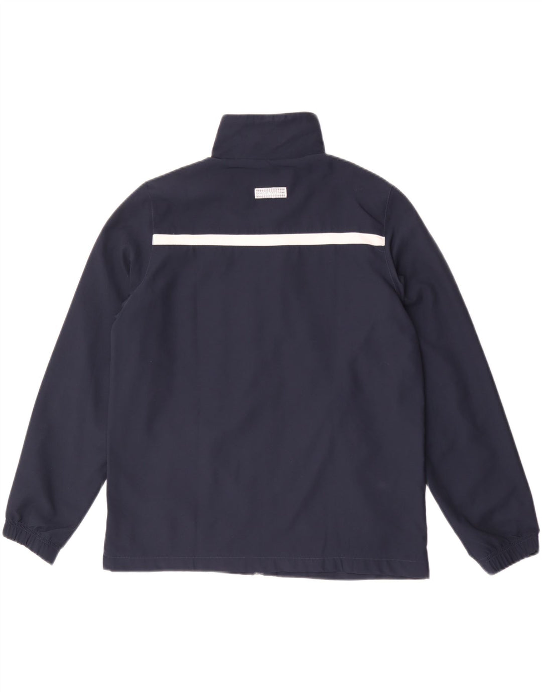 Sergio Tacchini Herren-Trainingsanzug-Oberteil-Jacke, mittleres Marineblau, Farbblock