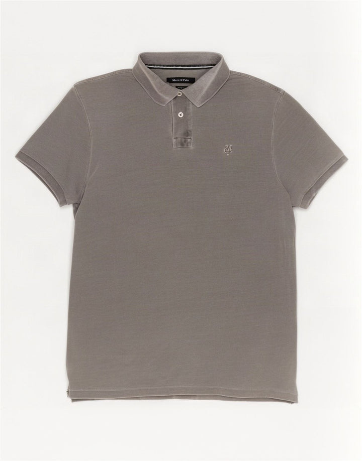 Marc O'Polo Herren Poloshirt XL Grau Baumwolle