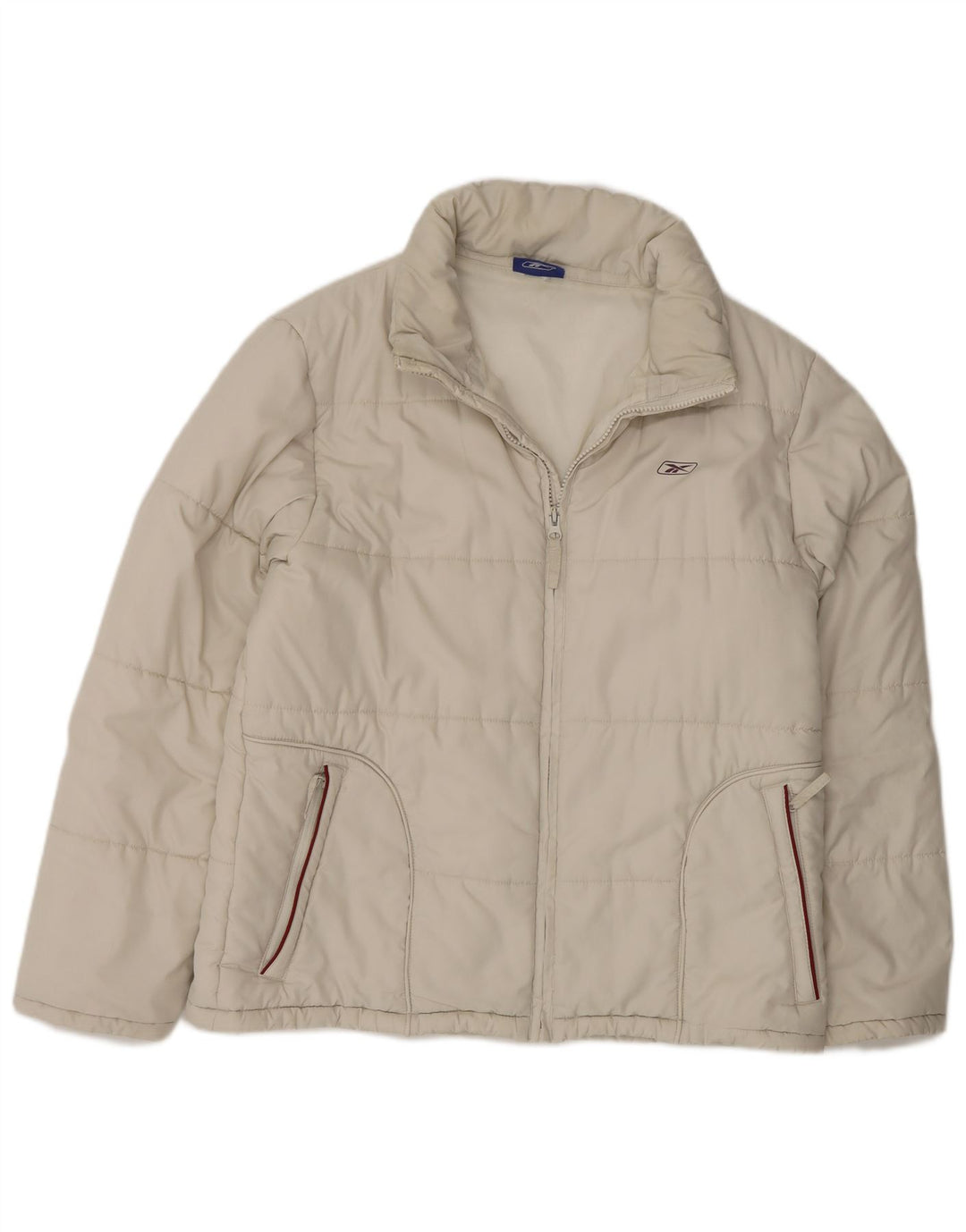 Reebok Damen Windjacke UK 16 Large Weiß Polyester Sport