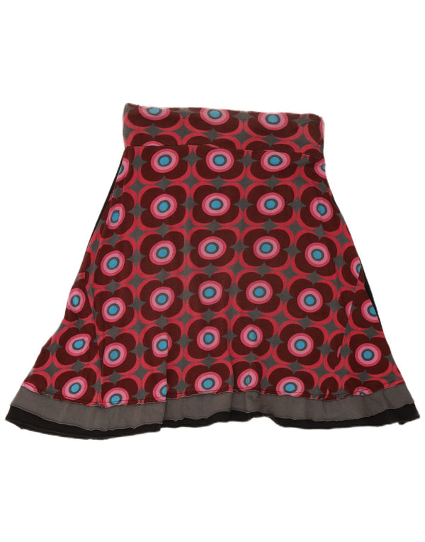Desigual Womens Graphic A-Line Rock Medium W30 Schwarze geometrische Baumwolle