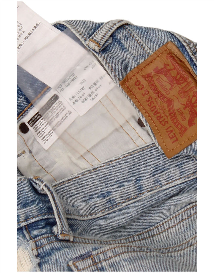 Levi's Jungen 505 Distressed Denim Shorts 5–6 Jahre W23 Blaue Baumwolle