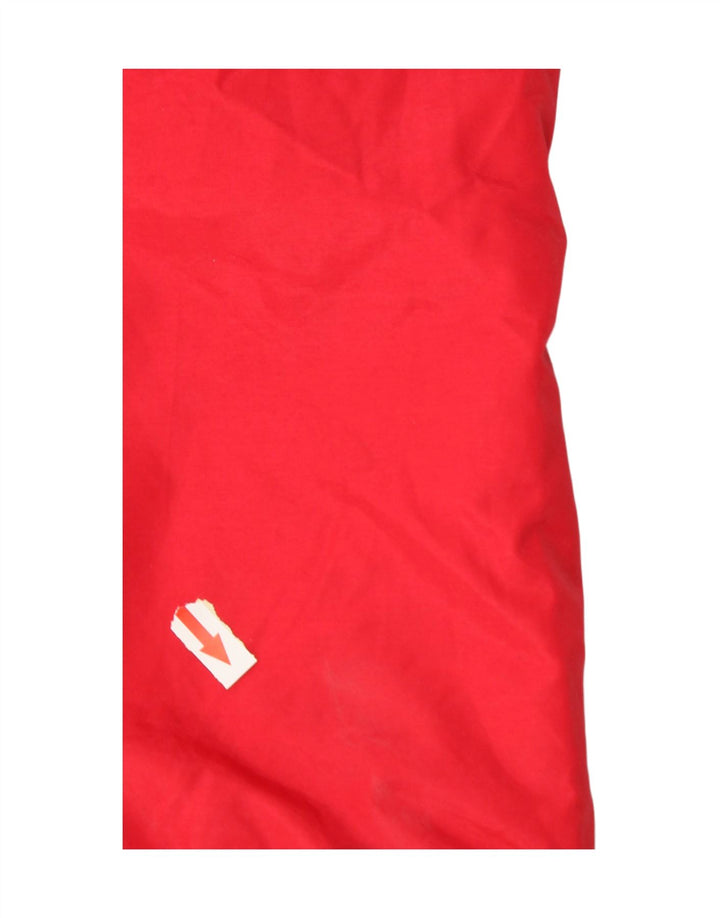 Brugi Damen-Skioverall mit Kapuze, IT 44, mittelrotes Colourblock-Polyamid