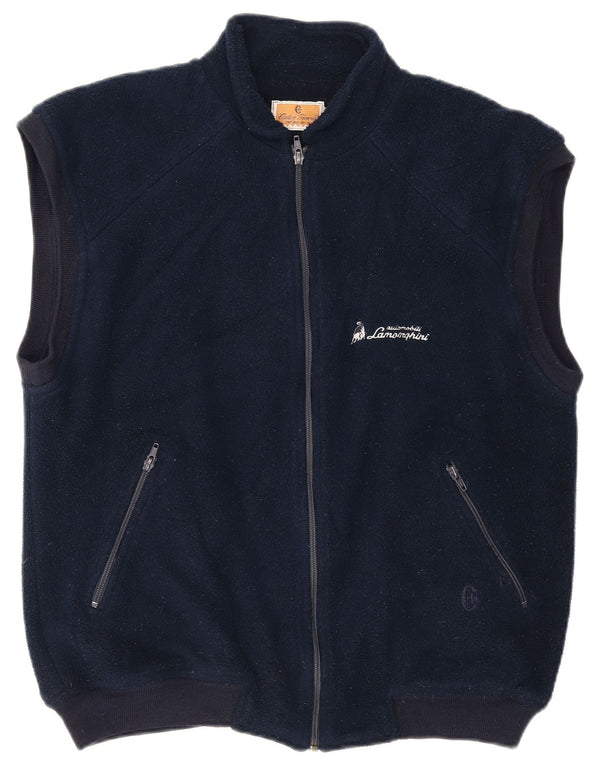Conte of Florence Herren Fleeceweste UK 40 Large Marineblau