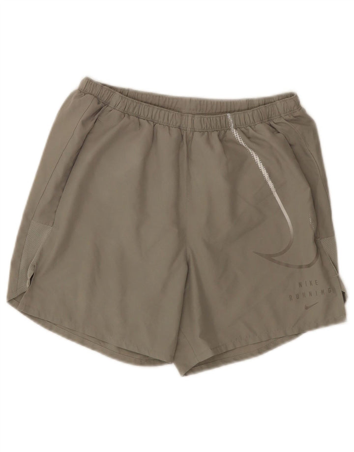 Nike Herren Dri Fit Graphic Sportshorts, Größe S, Grau, Polyester