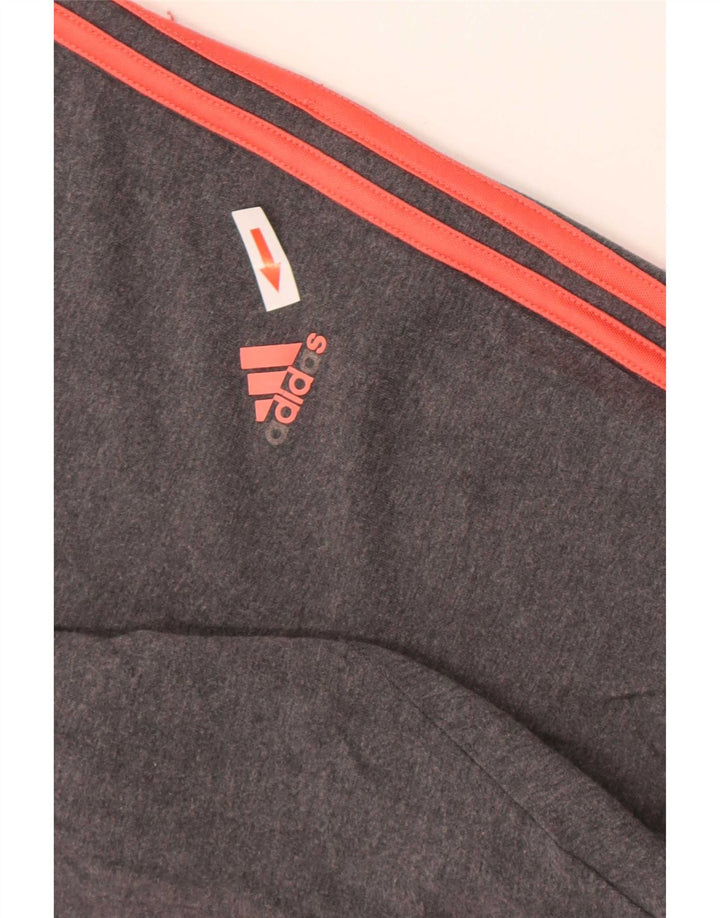 Adidas Damen Leggings XL Grau Baumwolle