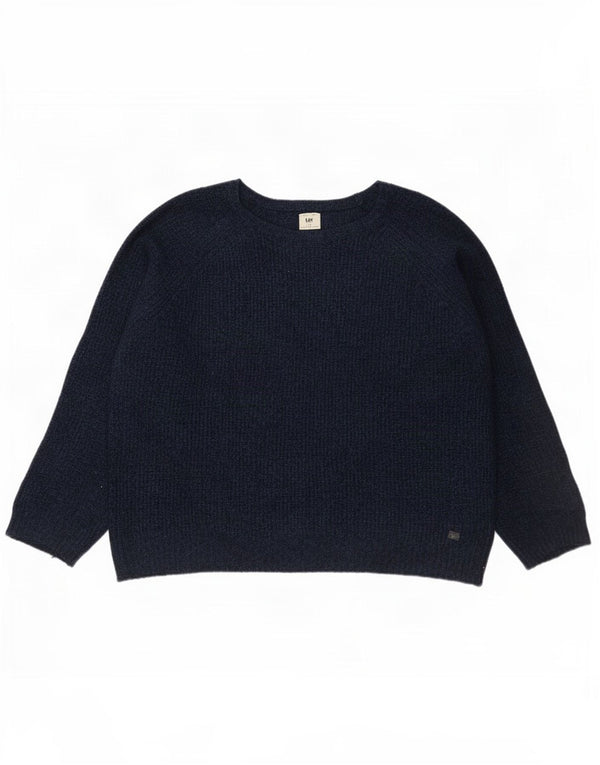 Lee Damen-Pullover mit U-Boot-Ausschnitt, UK 18, XL, Marineblau, Acryl