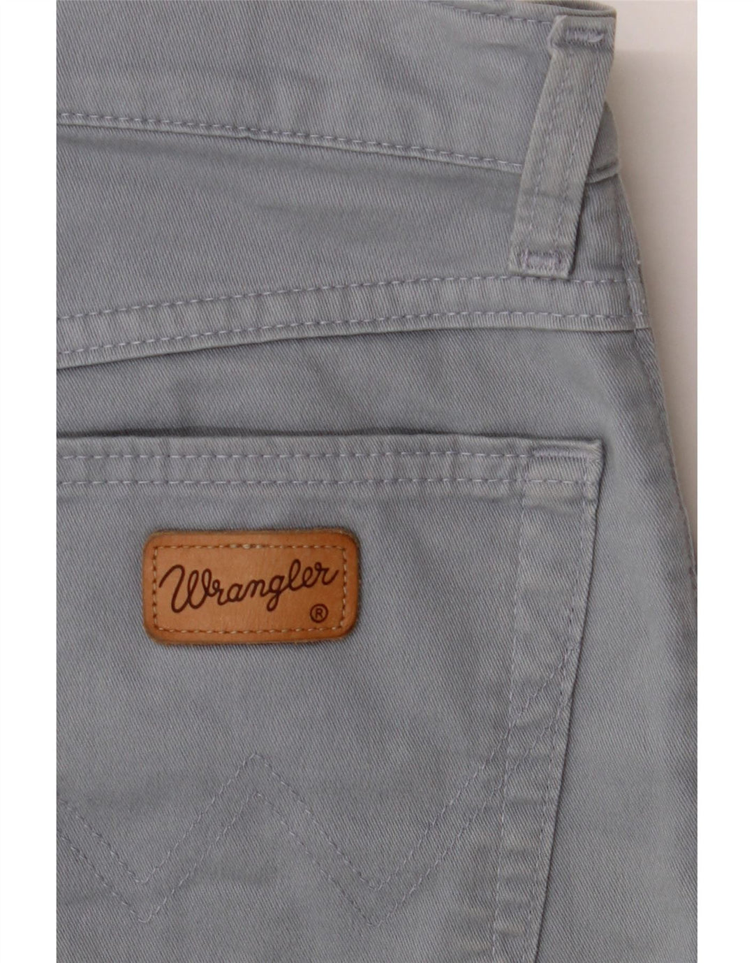 WRANGLER Damen Tapered Jeans W27 L32 Grau