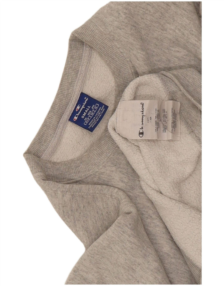 Champion Herren-Sweatshirt-Pullover, klein, grau gefleckte Baumwolle