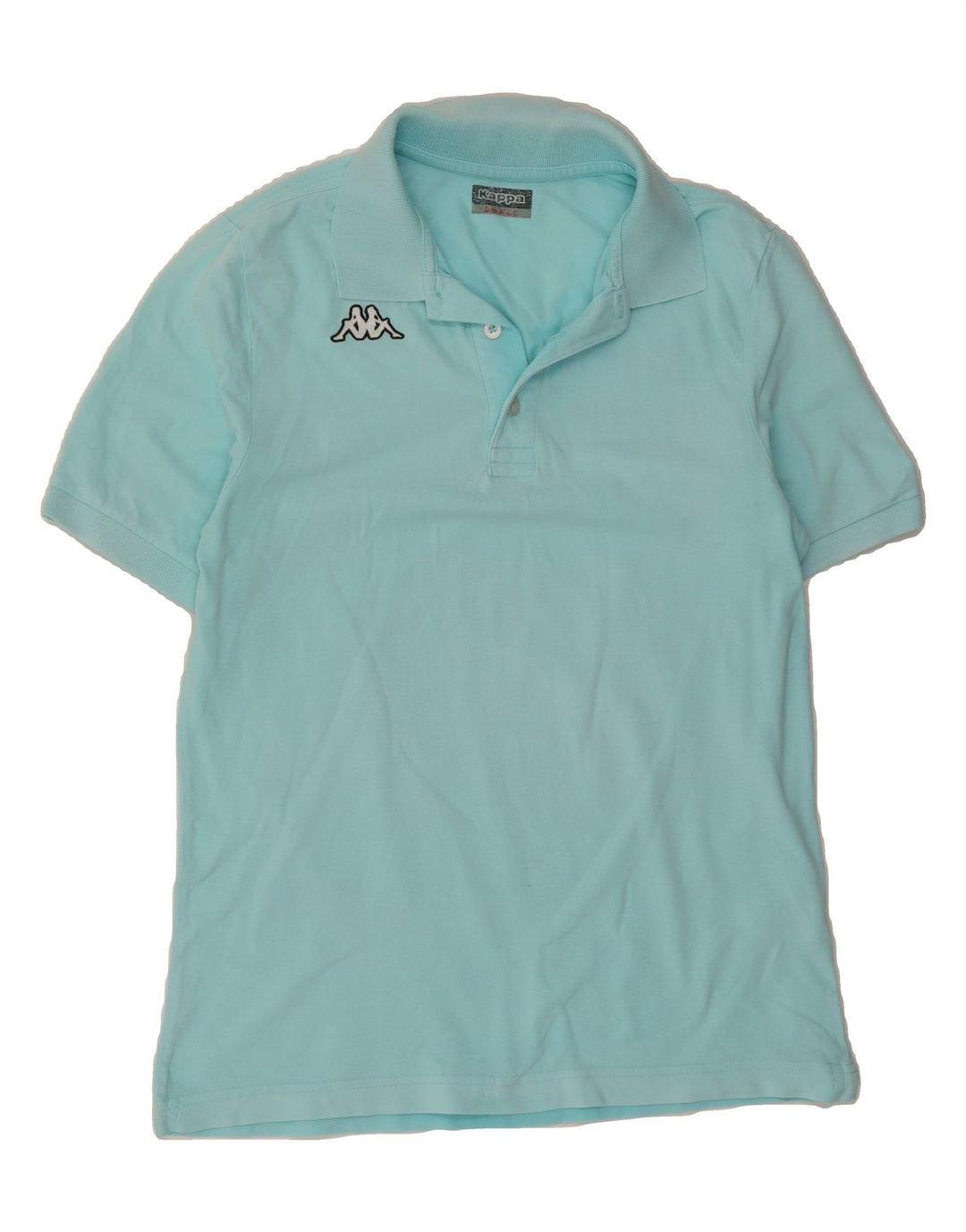KAPPA Mens Polo Shirt Small Turquoise Cotton Vintage Kappa and Second-Hand Kappa from Messina Hembry 