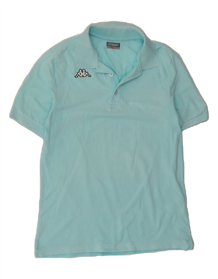 KAPPA Mens Polo Shirt Small Turquoise Cotton Vintage Kappa and Second-Hand Kappa from Messina Hembry 