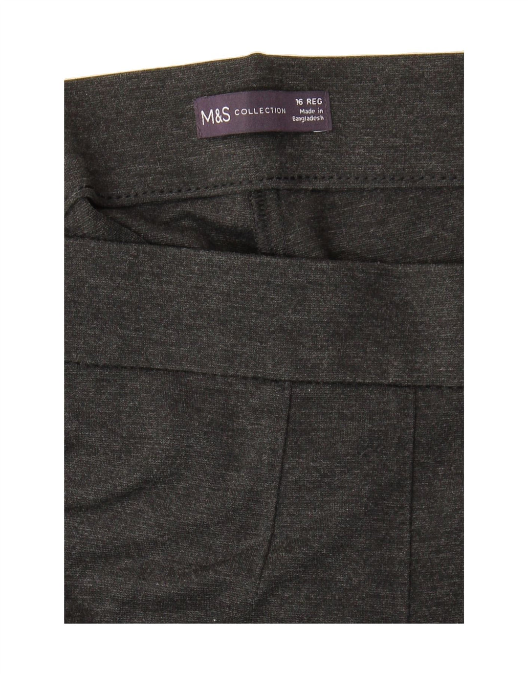 MARKS & SPENCER Womens Tracksuit Trousers UK 16 Large  Grey Viscose Vintage Marks & Spencer and Second-Hand Marks & Spencer from Messina Hembry 