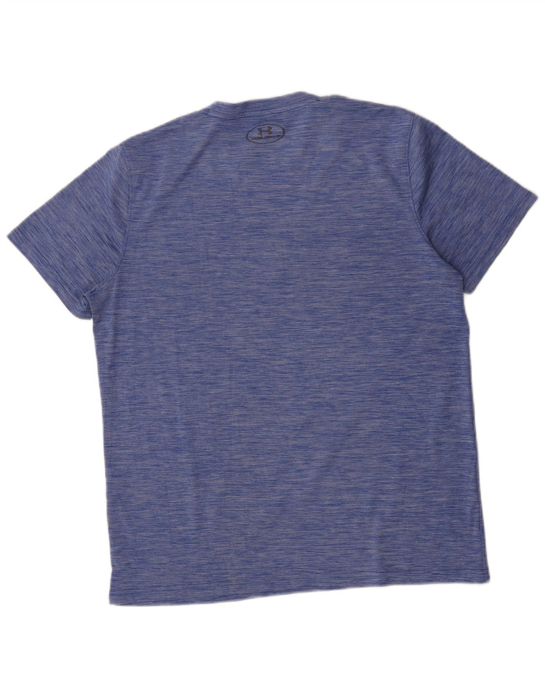 Under Armour Herren Heat Gear T-Shirt-Oberteil aus mittelblau meliertem Polyester