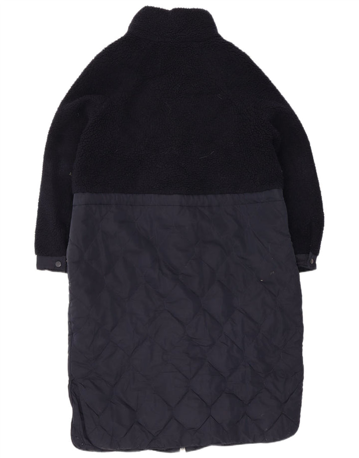 Marks & Spencer Damenmantel UK 12 Mittelmarineblaues Polyester