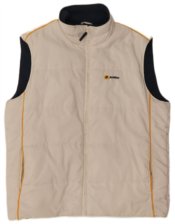 Lotto Herren Wattierte Weste IT 52 XL Weiß Polyester