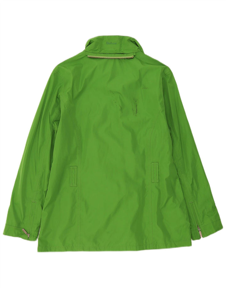 Barbour Damen Regenjacke UK 16 Large Grün Polyester