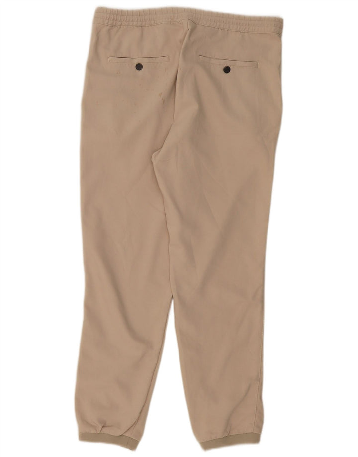 ZARA Herren Jogger-Chino-Hose, mittelgroß, W32, L28, beige, Polyester
