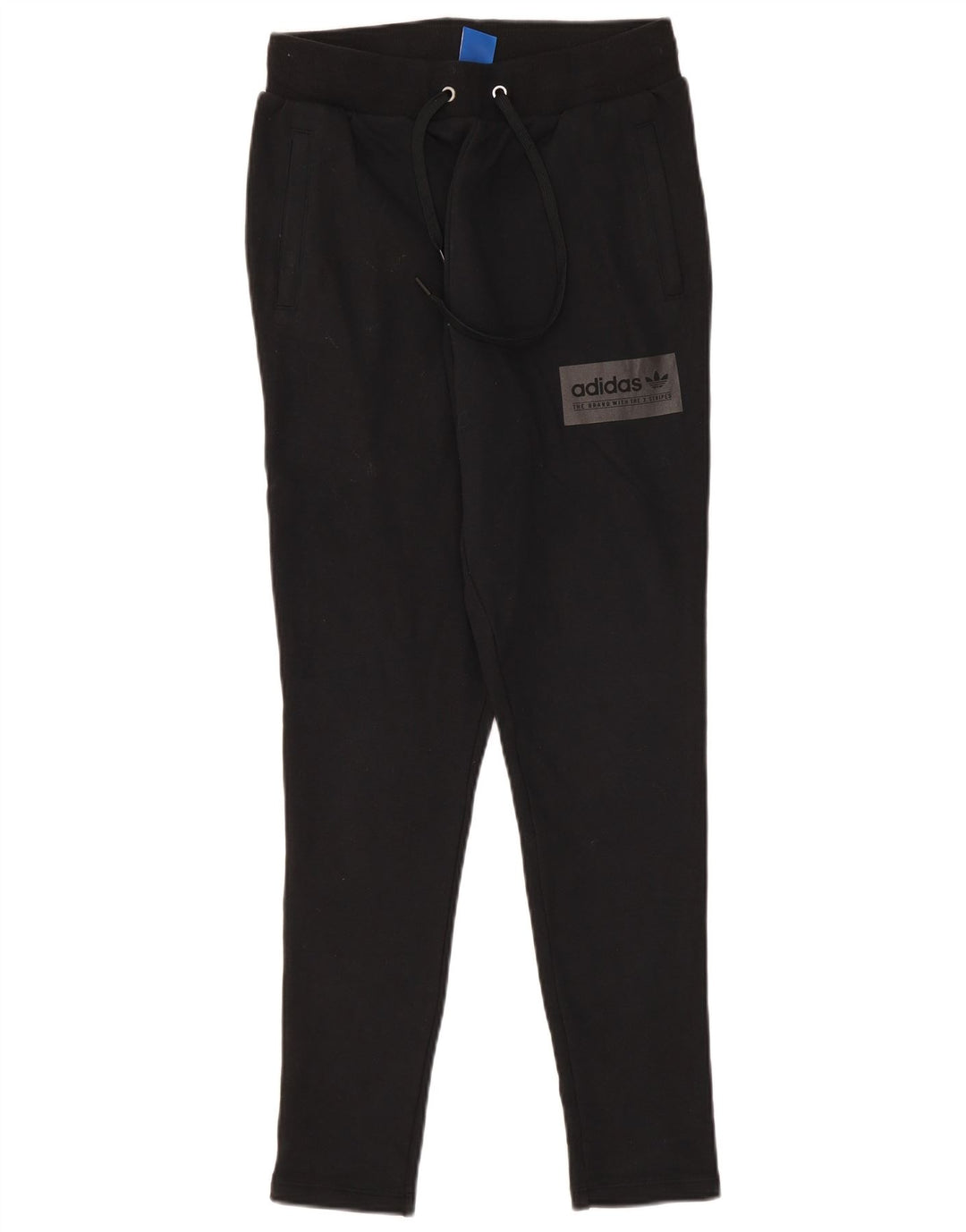 Adidas Damen Trainingshose UK 8 Small Schwarz Baumwolle