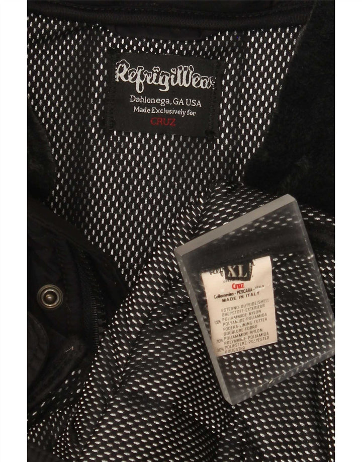 Refrigiwear Herren Cruz Wattierte Jacke UK 42 XL Schwarz Polyamid