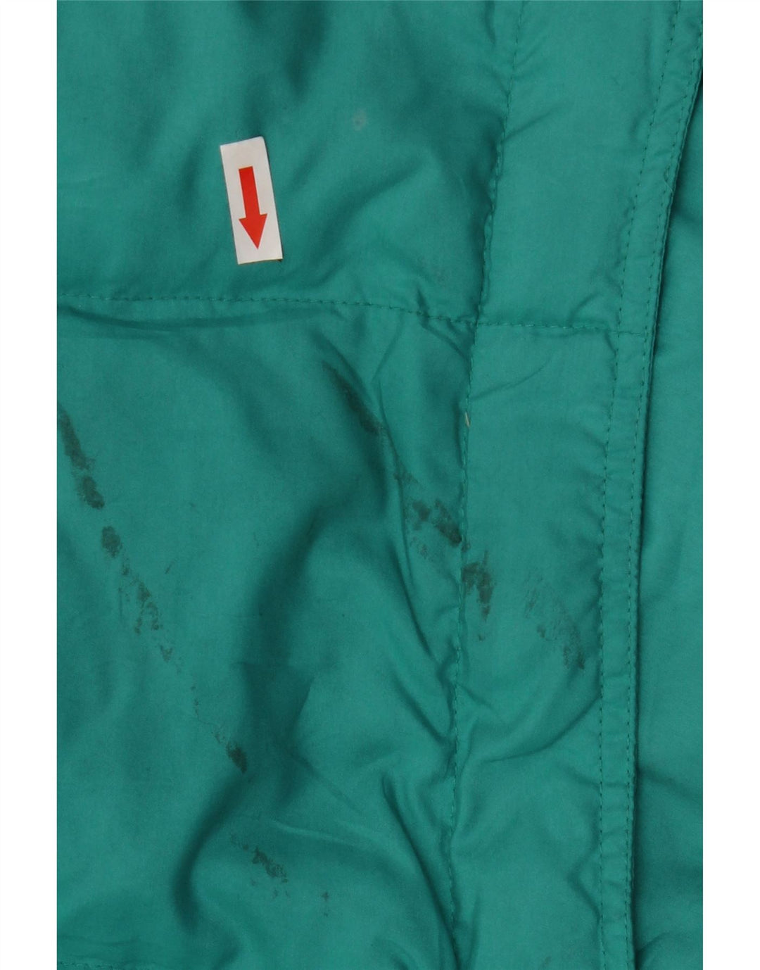 Think Pink gepolsterte Herrenjacke mit Kapuze, Größe 50, großes grünes Nylon