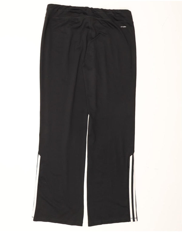 Adidas Damen Climalite Trainingshose UK 16/18 Large Schwarz Polyester