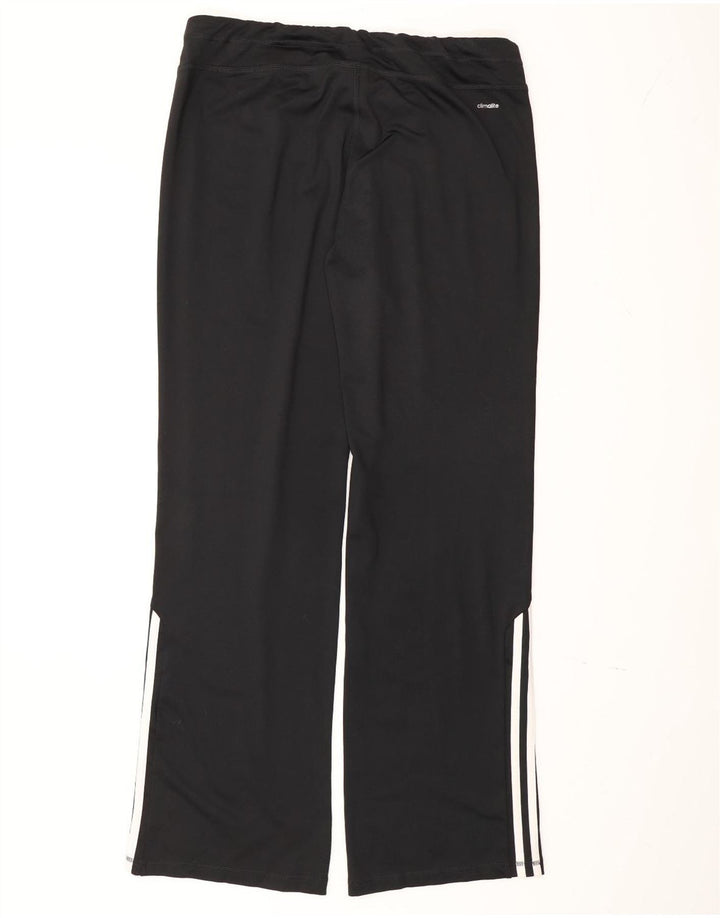Adidas Damen Climalite Trainingshose UK 16/18 Large Schwarz Polyester