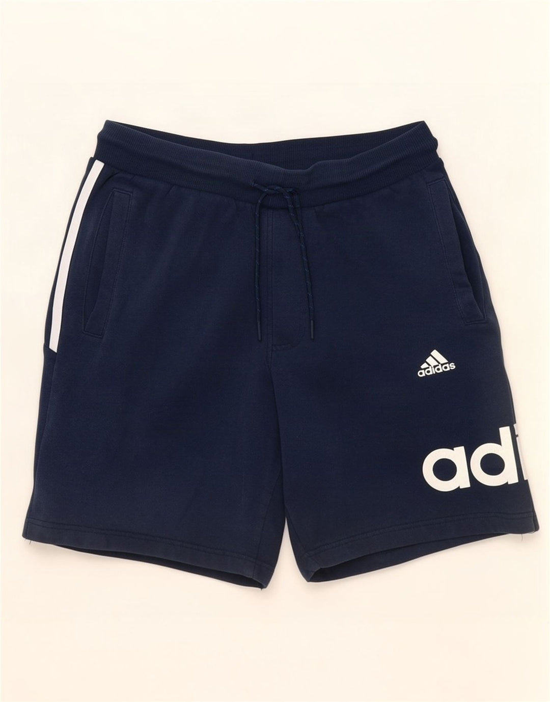 Adidas Herren Graphic Sport Shorts Medium Marineblau Baumwolle