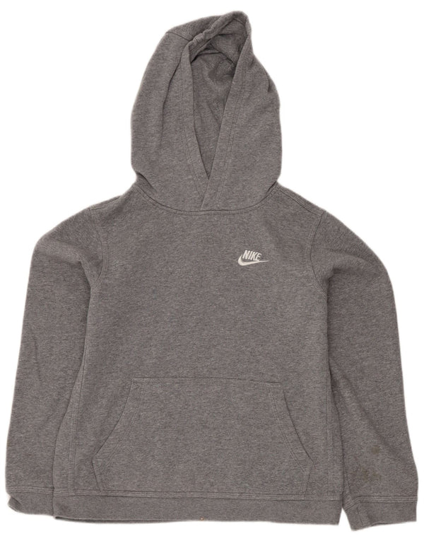 Nike Kapuzenpullover für Jungen, 12–13 Jahre, groß, graue Baumwolle