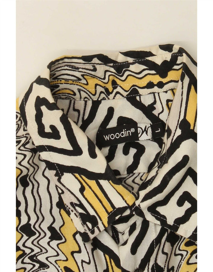 Woodin Herrenhemd, groß, mehrfarbig, geometrisch