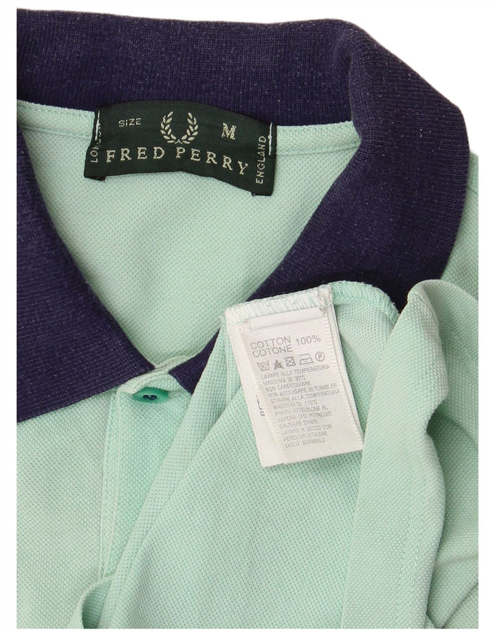 FRED PERRY Herren-Poloshirt aus mittelgrüner Baumwolle