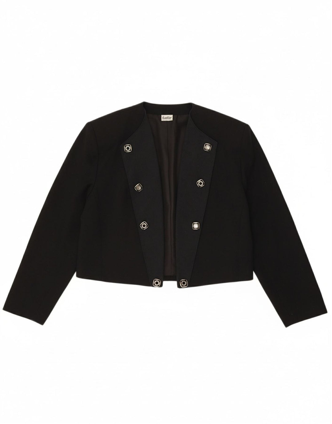 TRAFFIC Womens Bolero Jacket UK 14 Medium Black Polyester