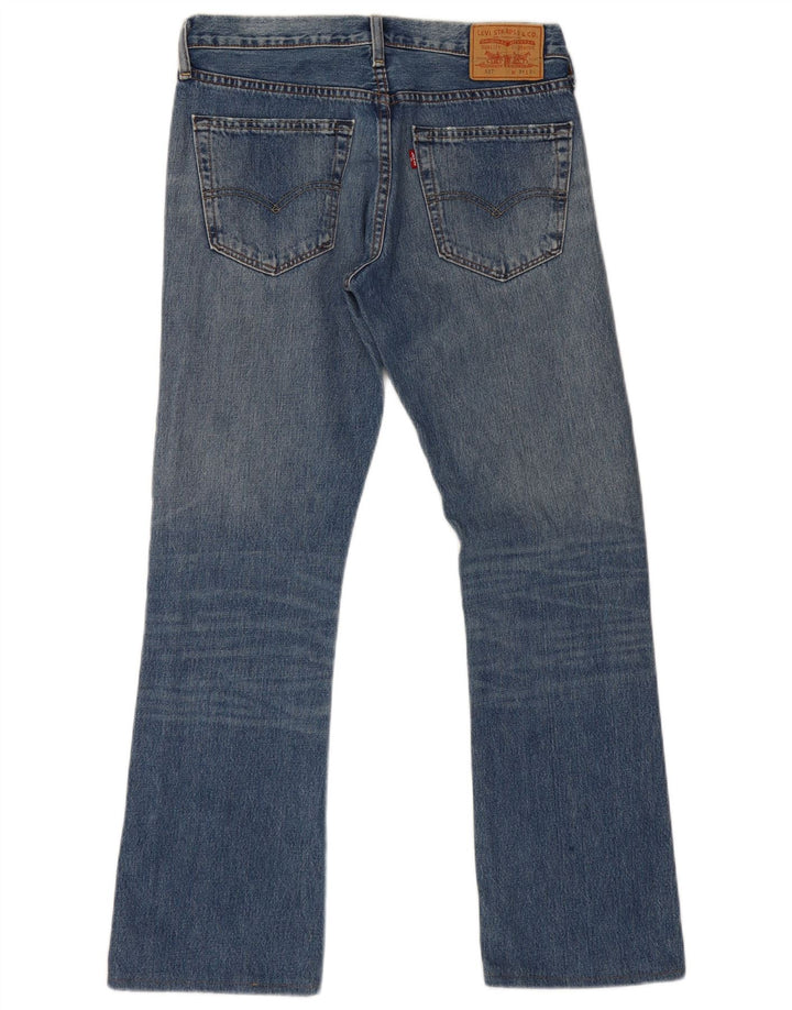 Levi's Herren 527 Bootcut Jeans W31 L31 Blaue Baumwolle