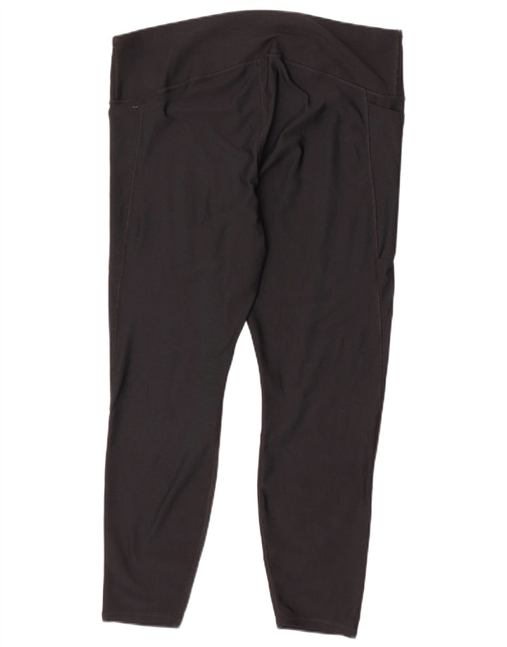 Under Armour Damen Capri-Leggings UK 20 2XL Schwarz Polyester