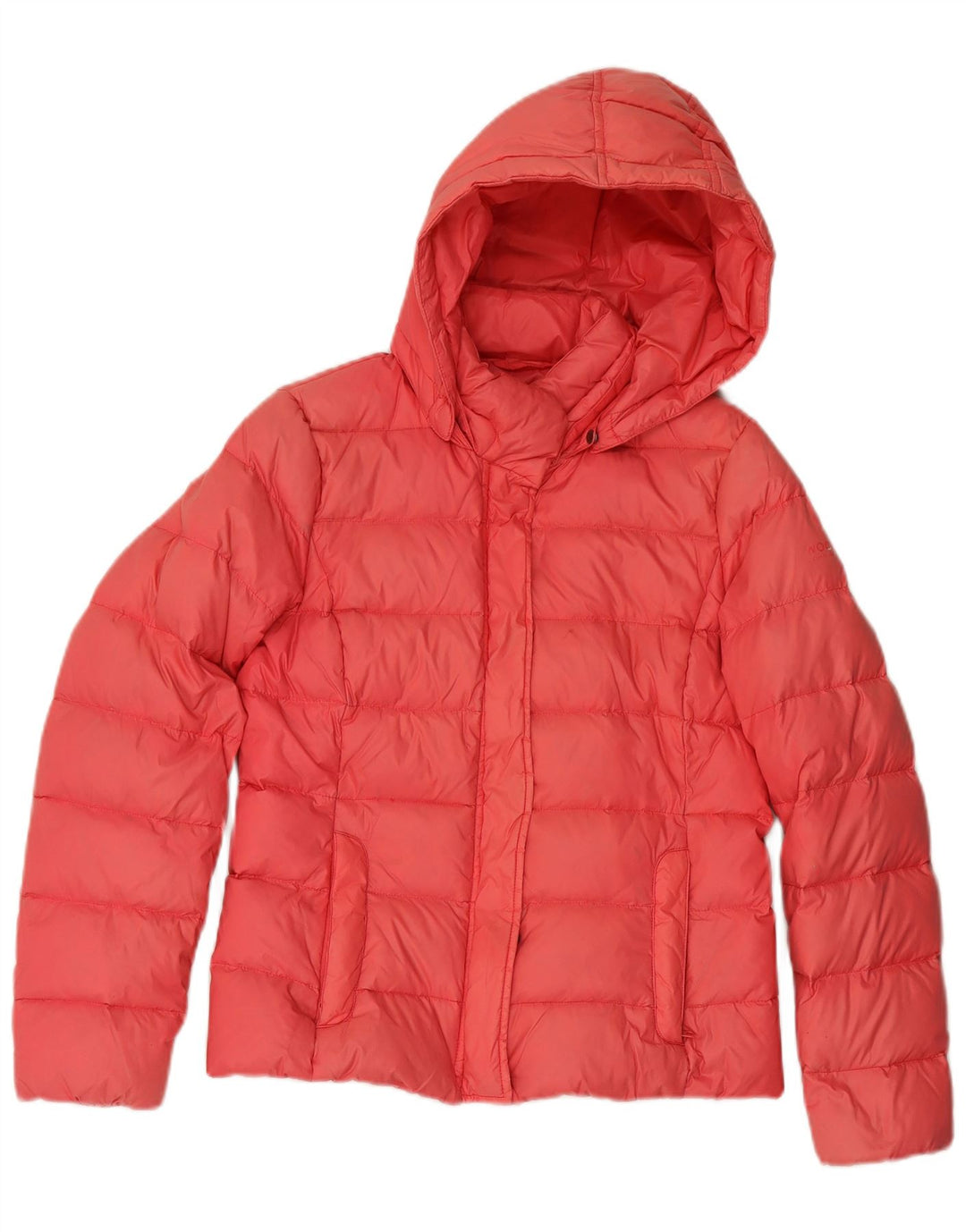 Woolrich Wattierte Damenjacke mit Kapuze, UK 10, Größe S, Rosa, Polyamid