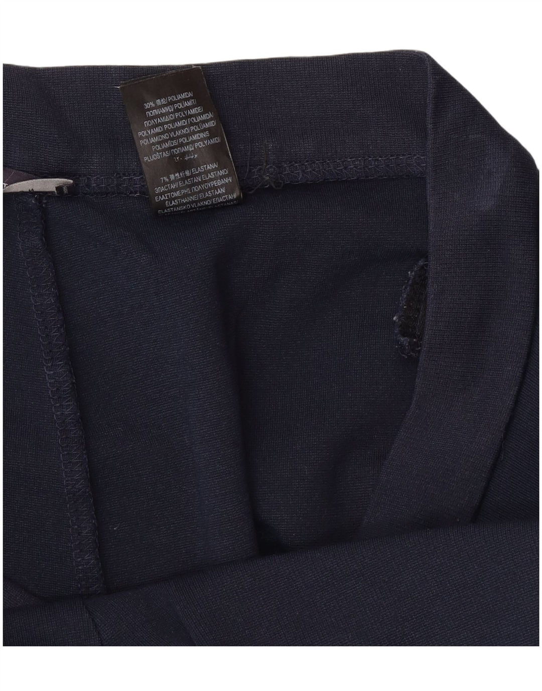 Marks & Spencer Damen Midirock UK 12 Medium W30 Marineblau Polyamid