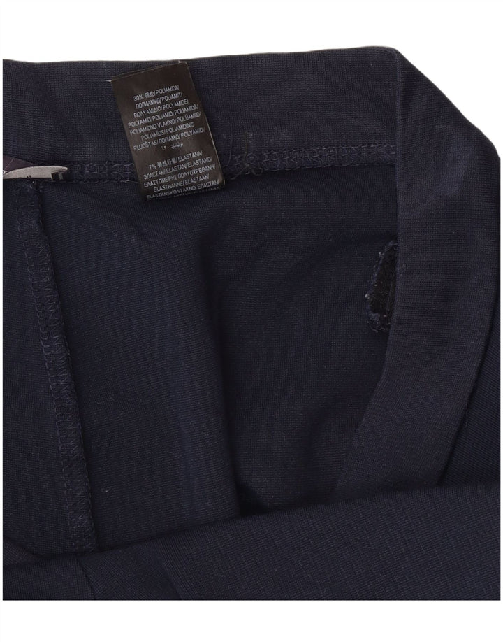 Marks & Spencer Damen Midirock UK 12 Medium W30 Marineblau Polyamid