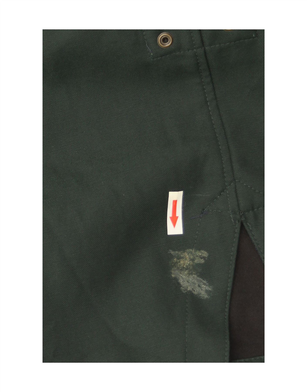 Zara Herren-Parka mit Kapuze, Größe 36, Grün