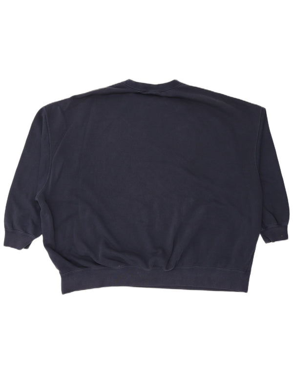 NIKE Damen-Sweatshirt in Übergröße mit Grafik, Gr. 16, Marineblau