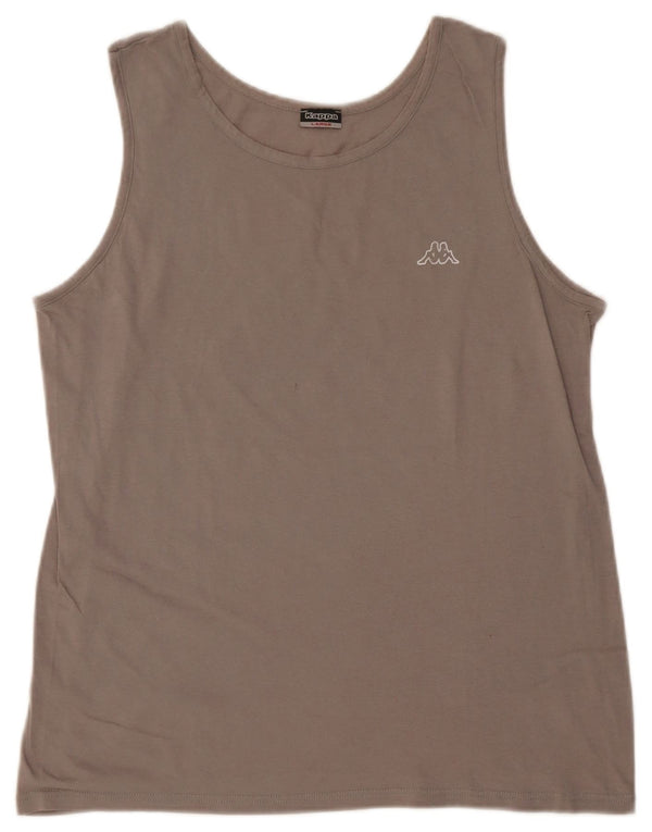 Kappa Damen Weste Top UK 16 Large Grau