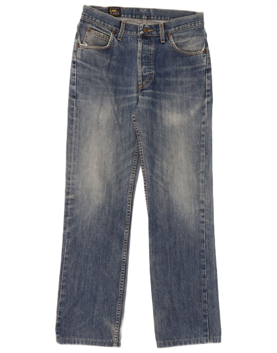 Lee Herren Straight Jeans W32 L31 Blau