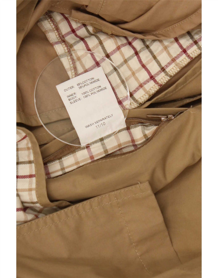 Barbour Herren Trenchcoat UK 40 Large Beige Baumwolle