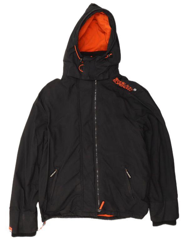 Superdry Herren The Windcheater Graphic Windjacke UK 42 XL Schwarz
