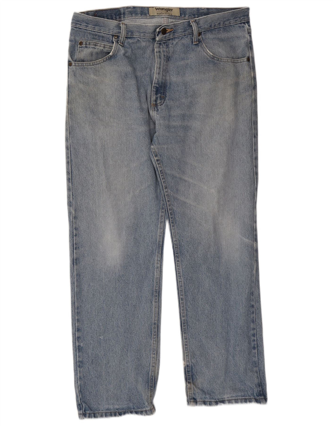 Wrangler Herren Straight Jeans W36 L29 Blaue Baumwolle