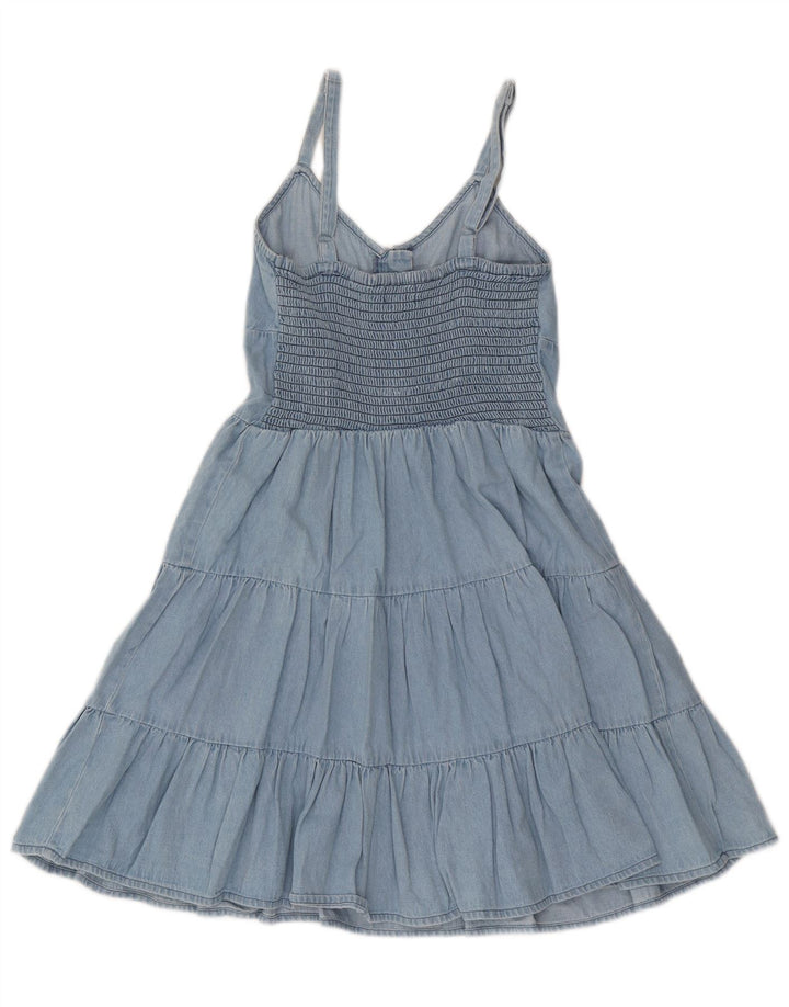 Lipsy Damen-Sommerkleid, Größe S, Blau, Baumwolle