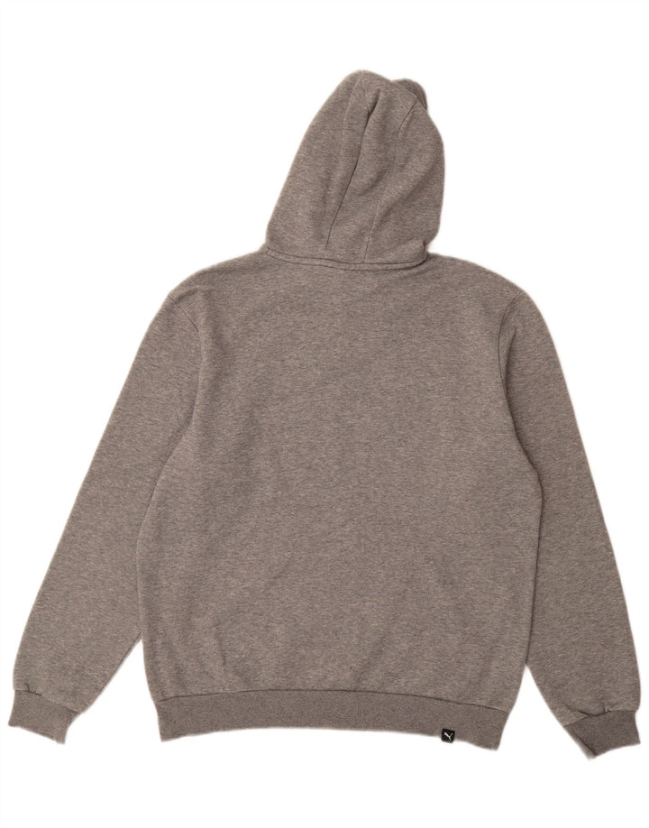 PUMA Herren Graphic Hoodie Pullover mittelgraue Baumwolle