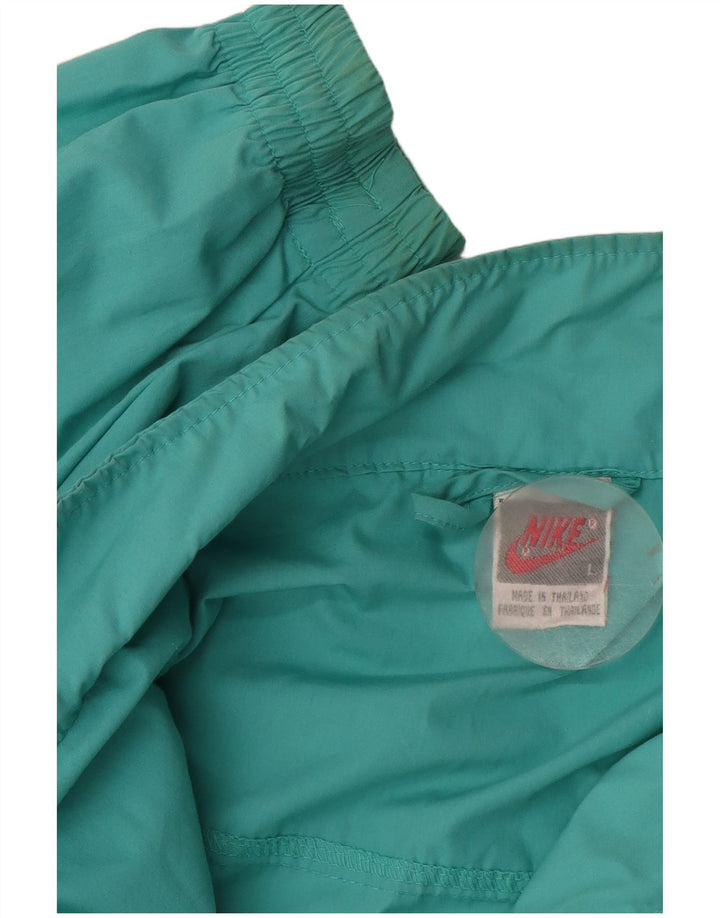 Nike Herren-Trainingsanzug, groß, türkisfarbenes Polyester