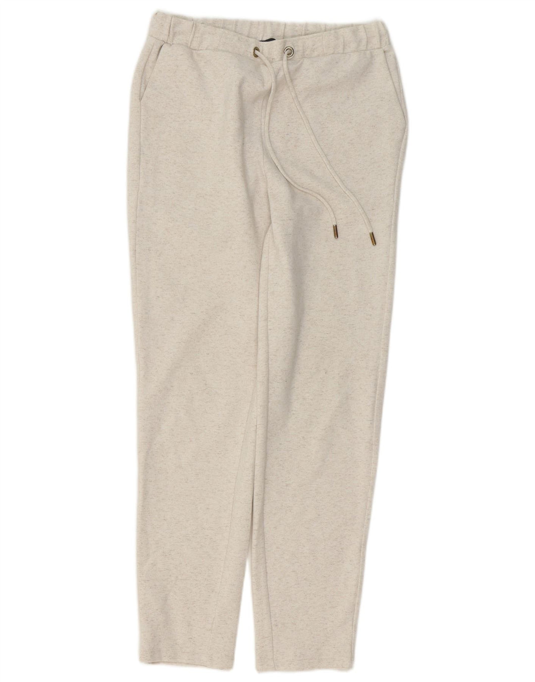 Marks & Spencer Damen-Trainingshose, Gr. 8, Beige, gefleckt